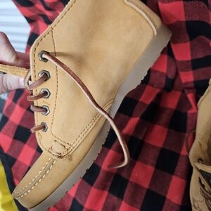 Eastland Tan Suede Ankle Boots- Vintage